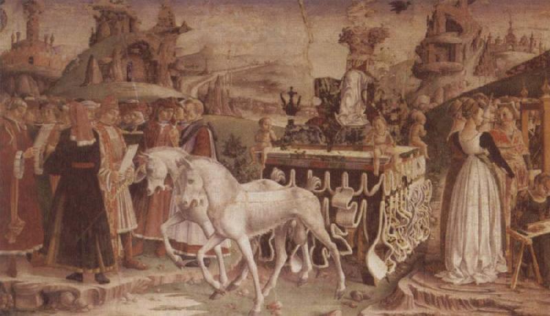 Francesco del Cossa The Triumph of Minerva March,From the Room of the Months France oil painting art